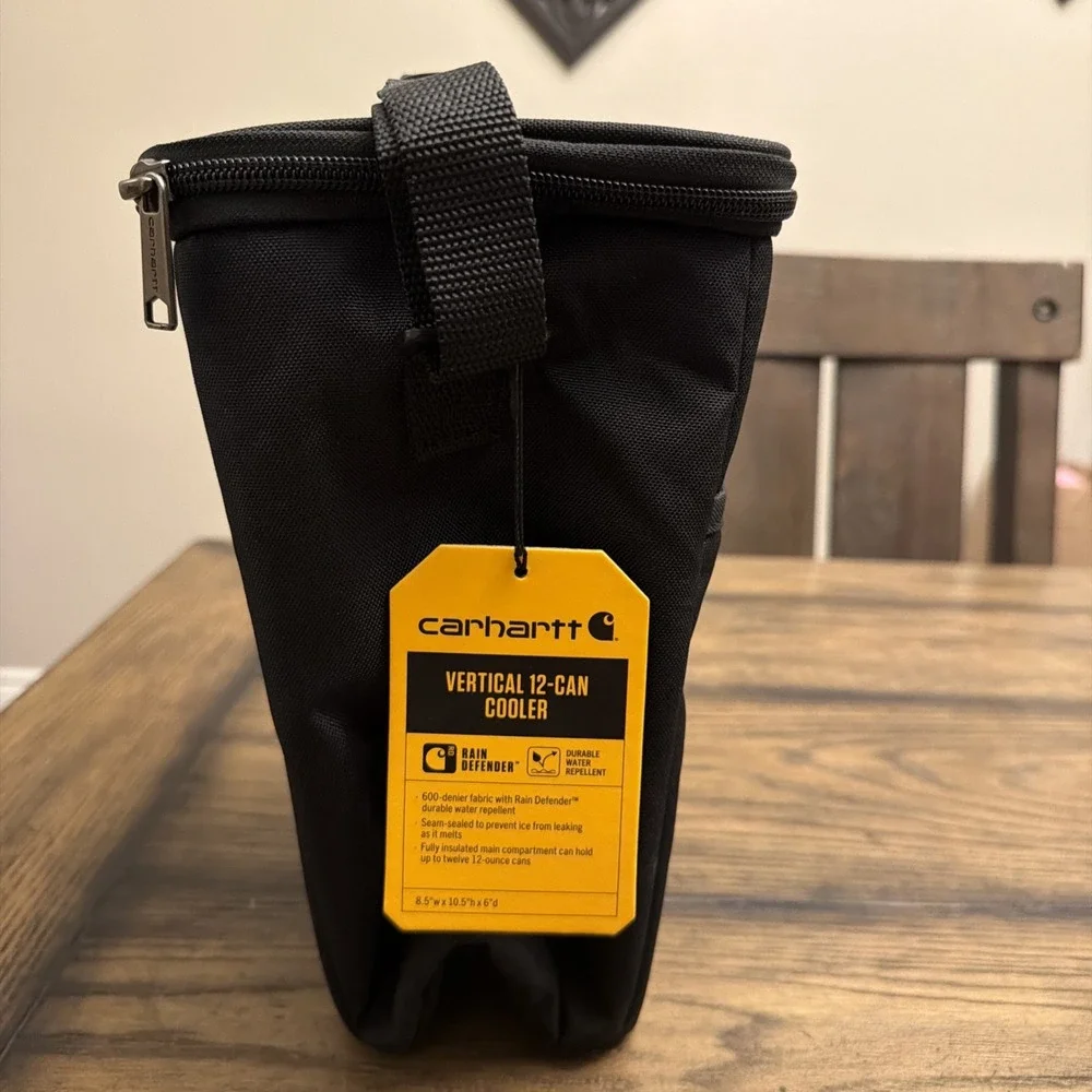 Carhartt Insulated Lunch Bag With Adjustable Shoulder Strap. D&L Transport Logo
